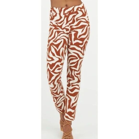 SPANX - On-the-Go Printed Ankle Slim Straight Pant size S - Picture 12 of 12